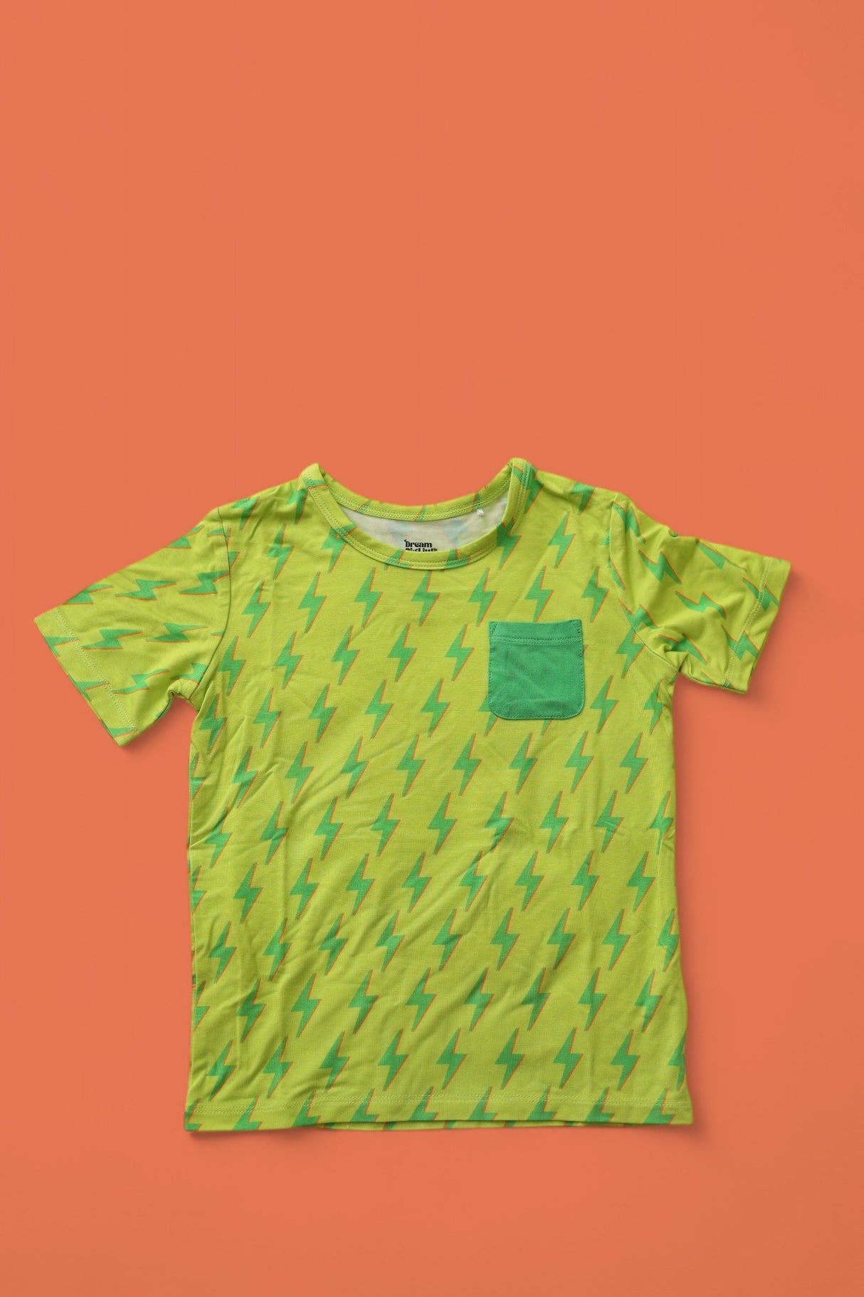 BRIGHT BOLTS DREAM POCKET TEE from DREAM BIG LITTLE CO