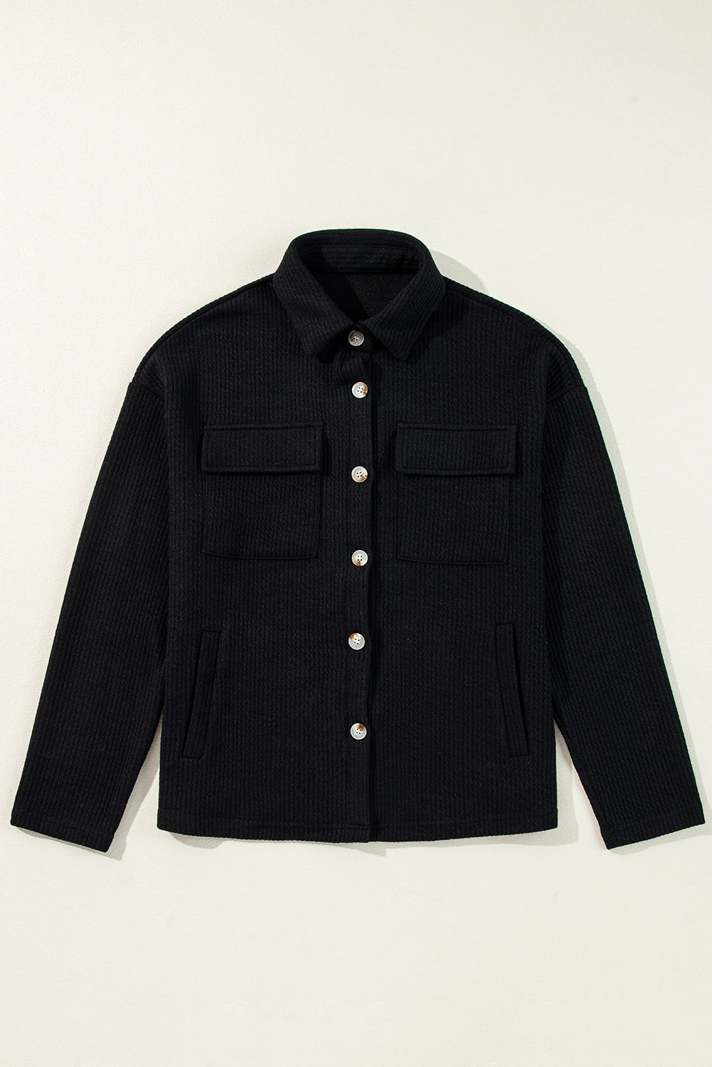 Lilith Corduroy Buttoned Long Sleeve Jacket from Threaded Pear