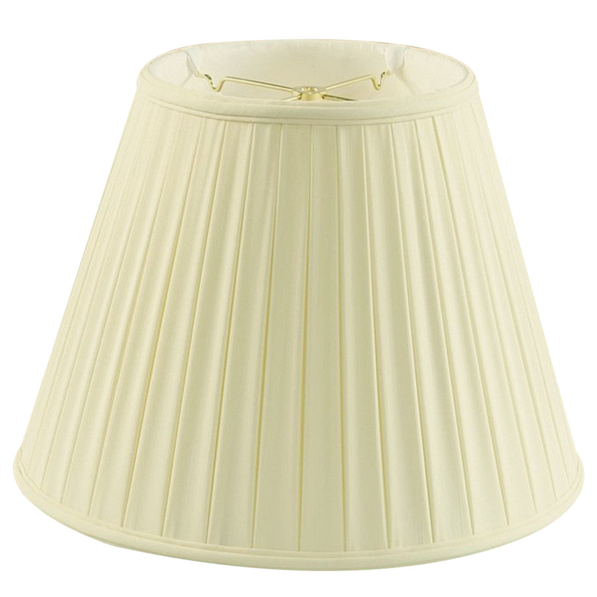 Empire BoxPleat Egg Shell Lamp Shade from LampsUSA