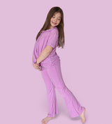 FOREVER LILAC RIB DREAM GIRL'S FLARE SET from DREAM BIG LITTLE CO
