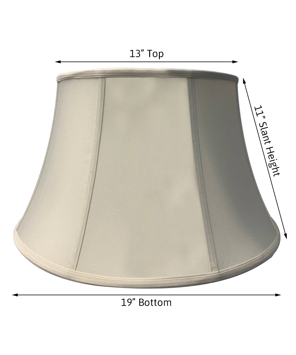 Egg Shell 19"W x 11"H Floor Shantung Lampshade From LampsUSA