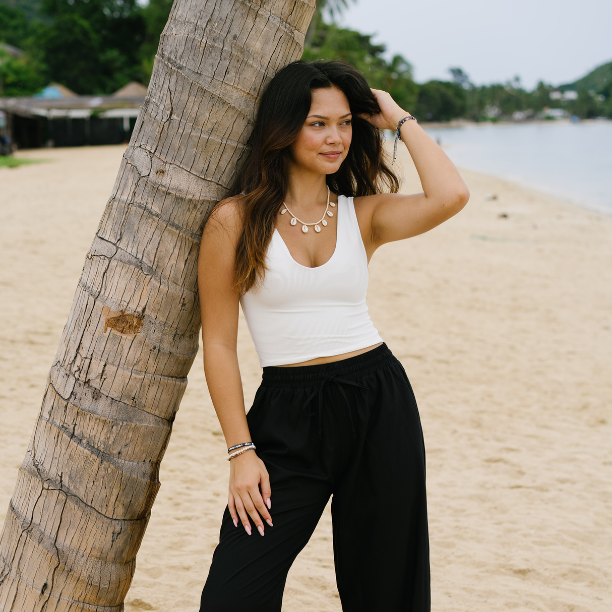 Pearl Restore Ribbed Tank from LotusAndLuna
