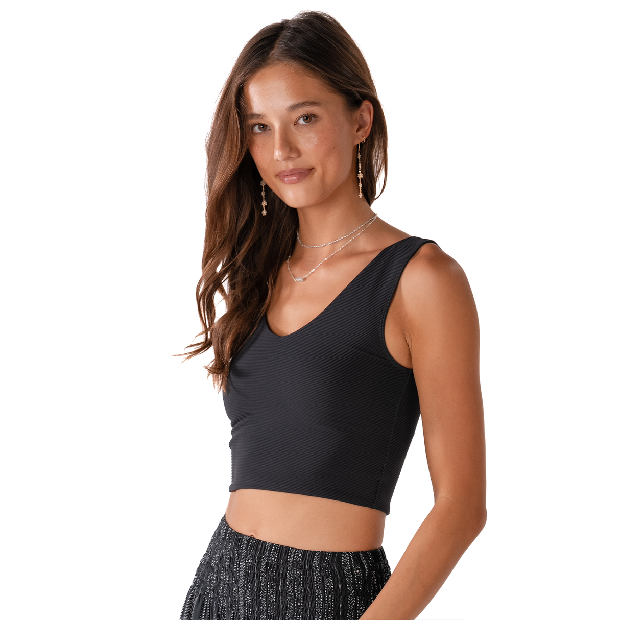 Onyx Restore Ribbed Tank from LotusAndLuna