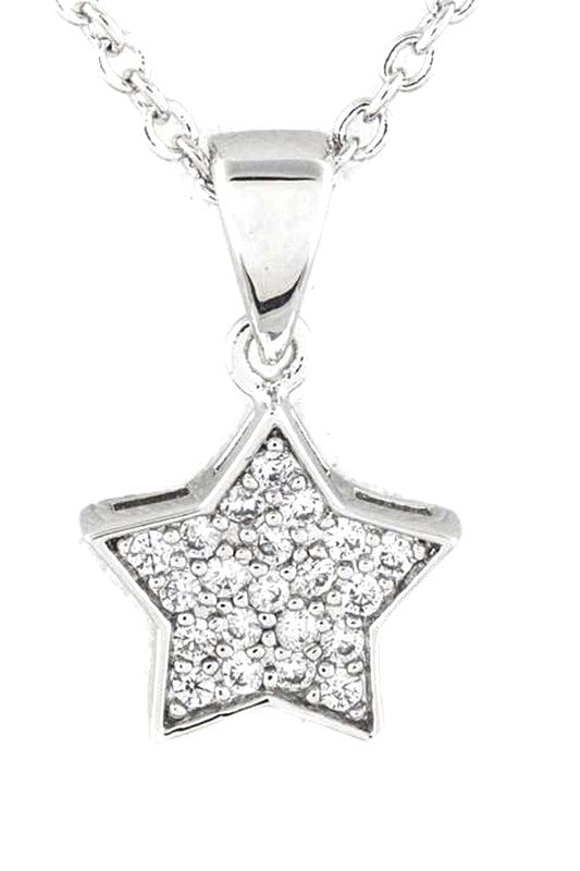 CZ Star Pendant Necklace from My Pampered Life Seattle