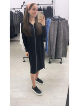 Easy Zip up Dress From Drama NYC Plus