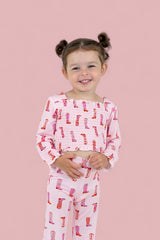 EXCLUSIVE YEE HAW HOLLIE DREAM SMOCKED FLARE SET from DREAM BIG LITTLE CO