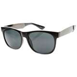 Trendy Indie Hipster Super Retro Metal Arm Horned Rim Sunglasses 8687 from zeroUV