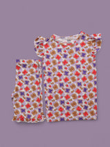 EXCLUSIVE PEANUT BUTTER JELLY TIME DREAM RUFFLE SHORT SET from DREAM BIG LITTLE CO