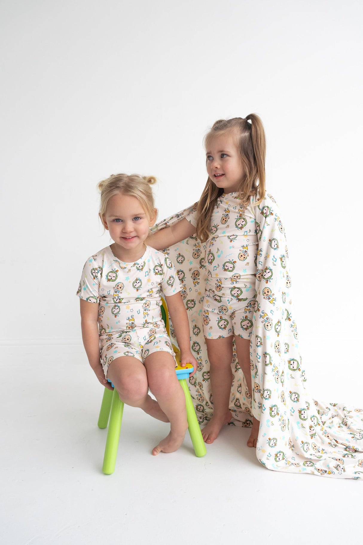 Dream Big Little Co x CoComelon JJ MUSICAL MELON DREAM SHORT SET from DREAM BIG LITTLE CO