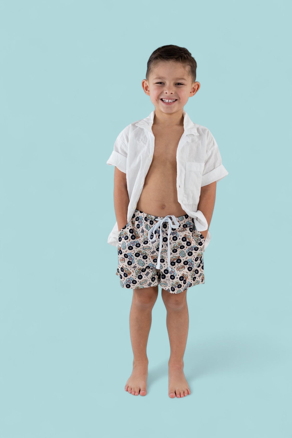 CRASH HARD BOY'S DREAM SWIM TRUNKS from DREAM BIG LITTLE CO