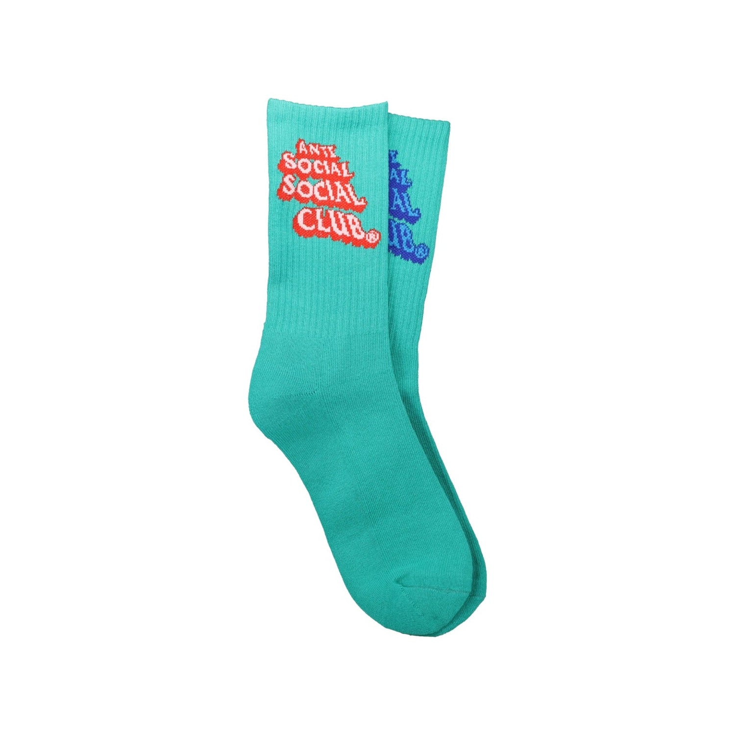 Anti Social Social Club 3D Teal Socks from LacedUp