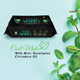 12 Pack of Flushable Man Wipes (1200 Mint Scented Wipes) from Pursonic