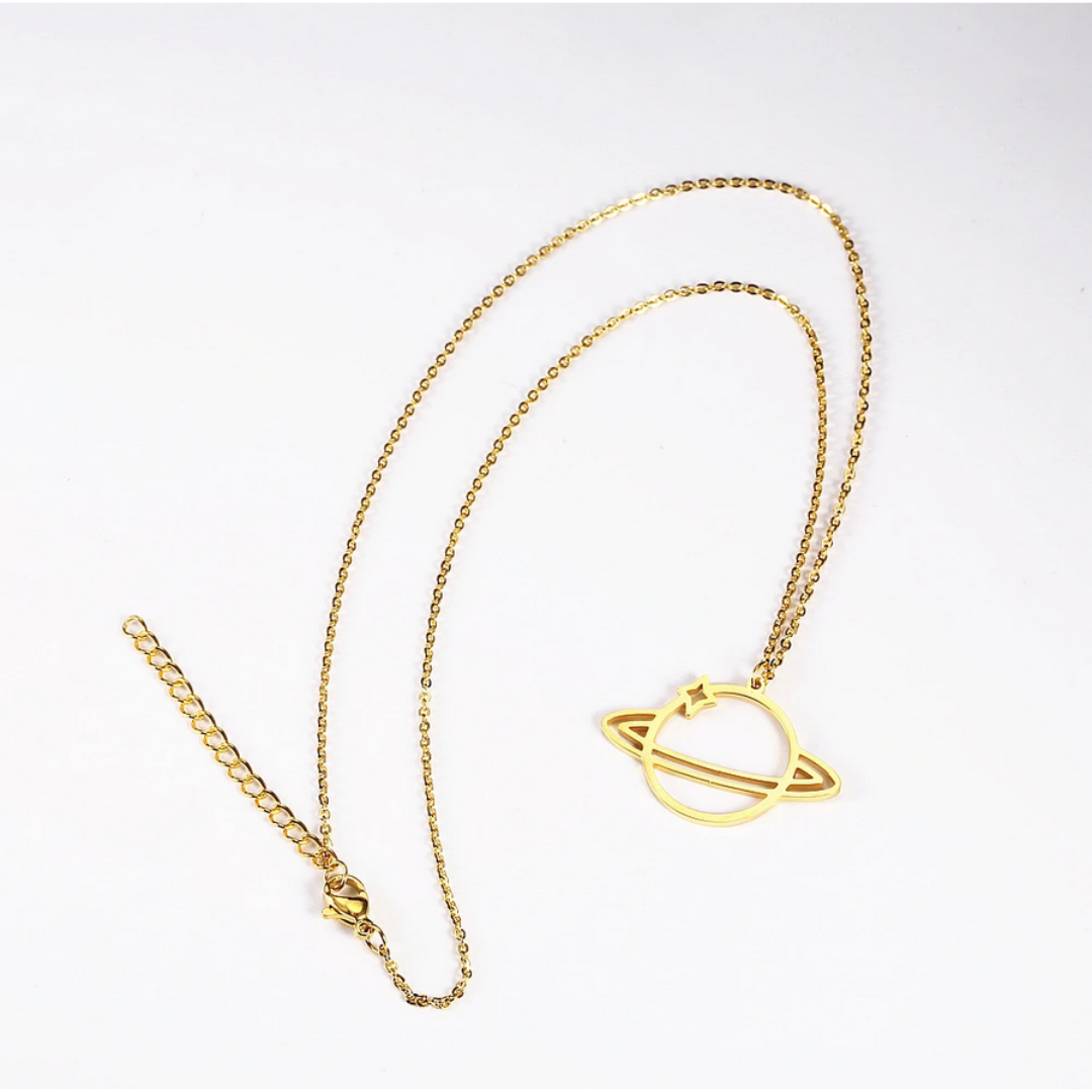 Return to Saturn Necklace - Gold from Medusa's Makeup