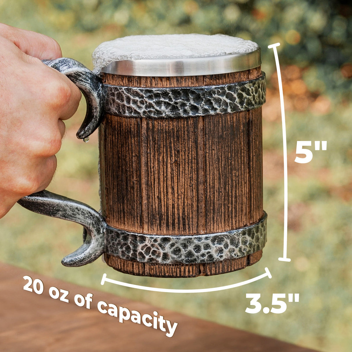 Beer Barrel Tankard from Norse Tradesman