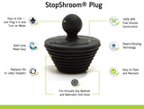 TubShroom Ultra (Stainless) Plus StopShroom® Plug Combo for Tub Drains from TubShroom.com