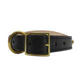 Plain Leather Dog Collar from Bonne et Filou