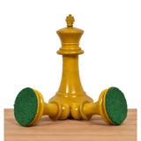 Jacques Cook Staunton Collectors Chess Set- Chess Pieces Only - Ebony Wood - 3.75" From Royal Chess Mall
