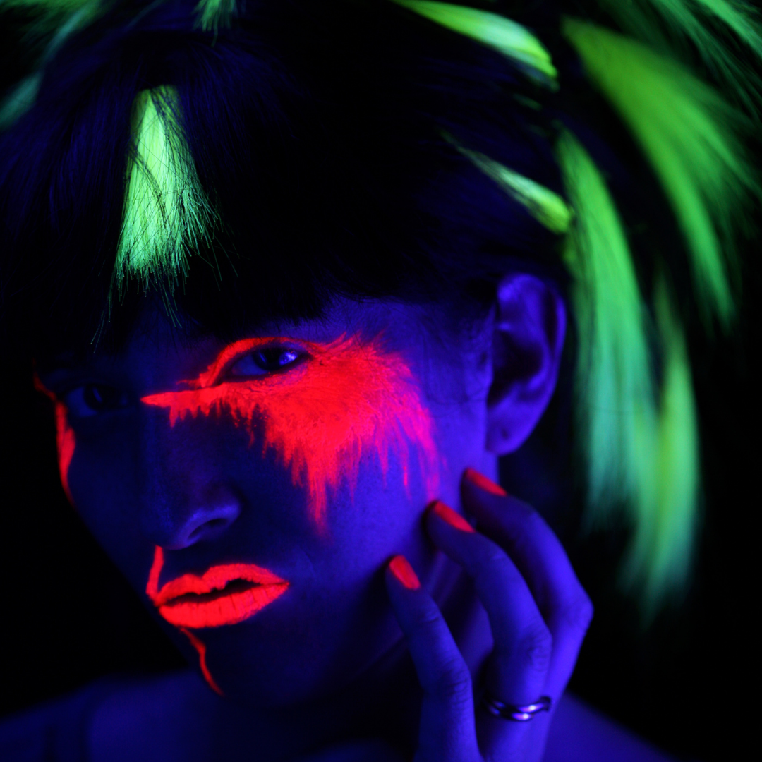 UV Neon Pigment Makeup - Fluorescent Blue from Medusa's Makeup