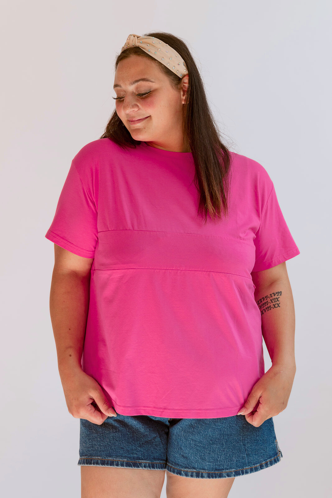 Full Zip Breastfeeding Tee From Movemama