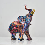 Creative Graffiti Elephant Figurine from Moderny