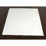 Borderless Marble Luxury Chess Board-White & Multi Coloured Semi-Precious Stones 18'' From Royal Chess Mall