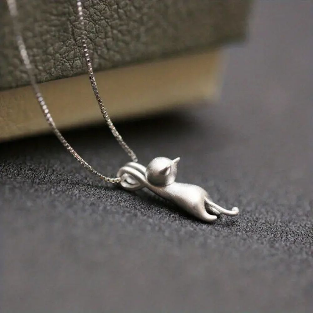 DANGLING KITTY NECKLACE from Ashlen