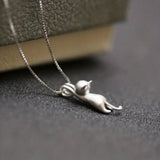 DANGLING KITTY NECKLACE from Ashlen