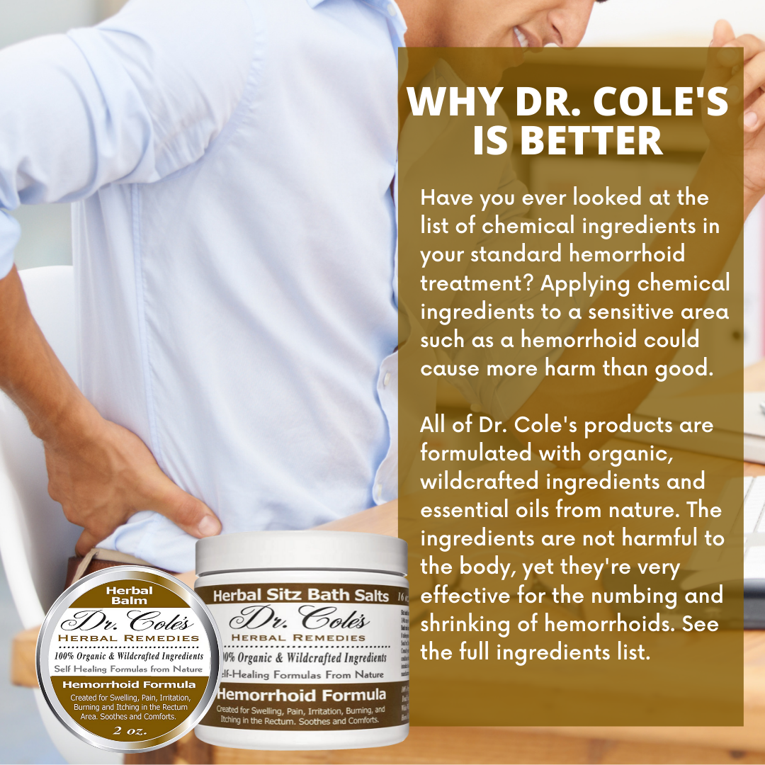 Dr. Cole's Hemorrhoid Balm and Salts Bundle From Dr. Cole's Herbal Remedies