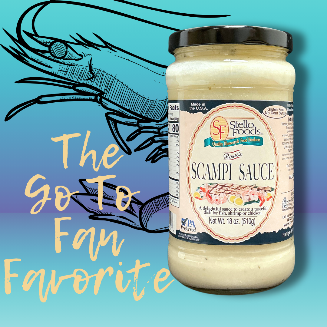 Stello Foods - Rosie's Scampi Sauce 18 oz from Stello Foods