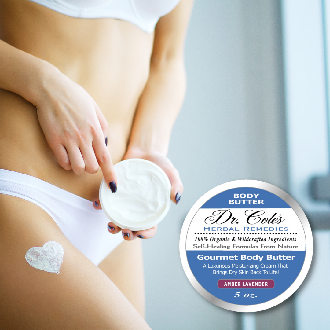 Dr. Cole's Gourmet Body Butter - AMBER LAVENDER From Dr. Cole's Herbal Remedies