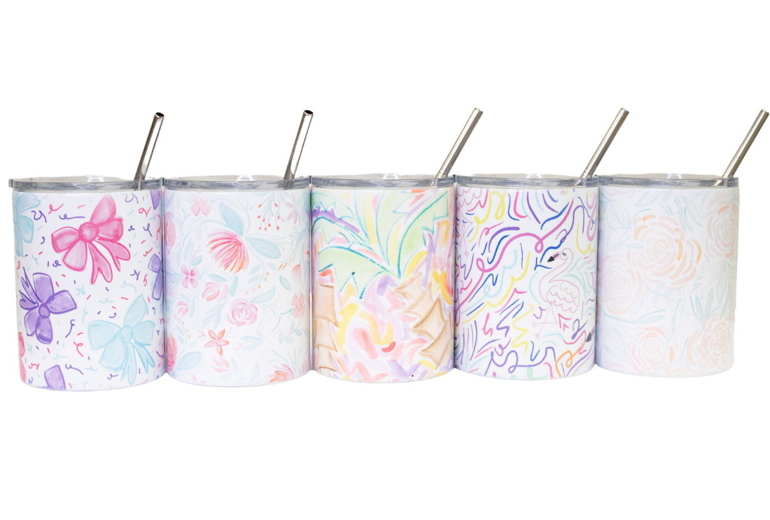Colorful Stainless Steel Tumblers From Lynn Lilly