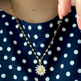 FLOWER CHARM NECKLACE from Ashlen