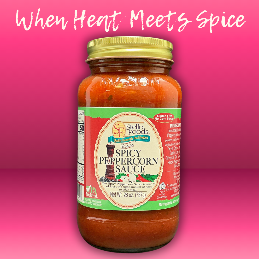Stello Foods - Rosie's Spicy Peppercorn Pasta Sauce - 26 oz from Stello Foods