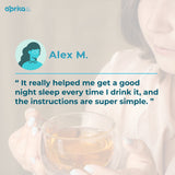 Herbal Sleep Tea With Sleep Guide, 60 Bags from Aprika Life