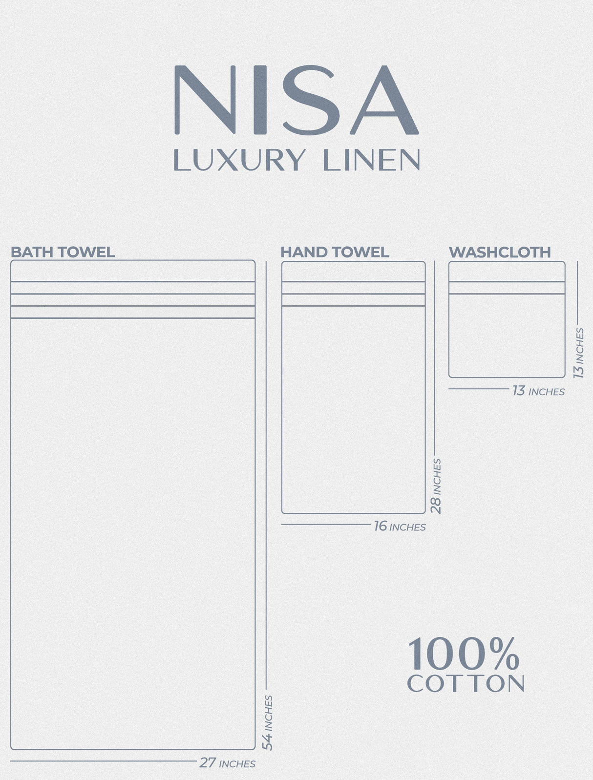 Nisa Luxury Linen 6 Piece 100% Cotton Turkish Bath Towel Set From American Soft Linen