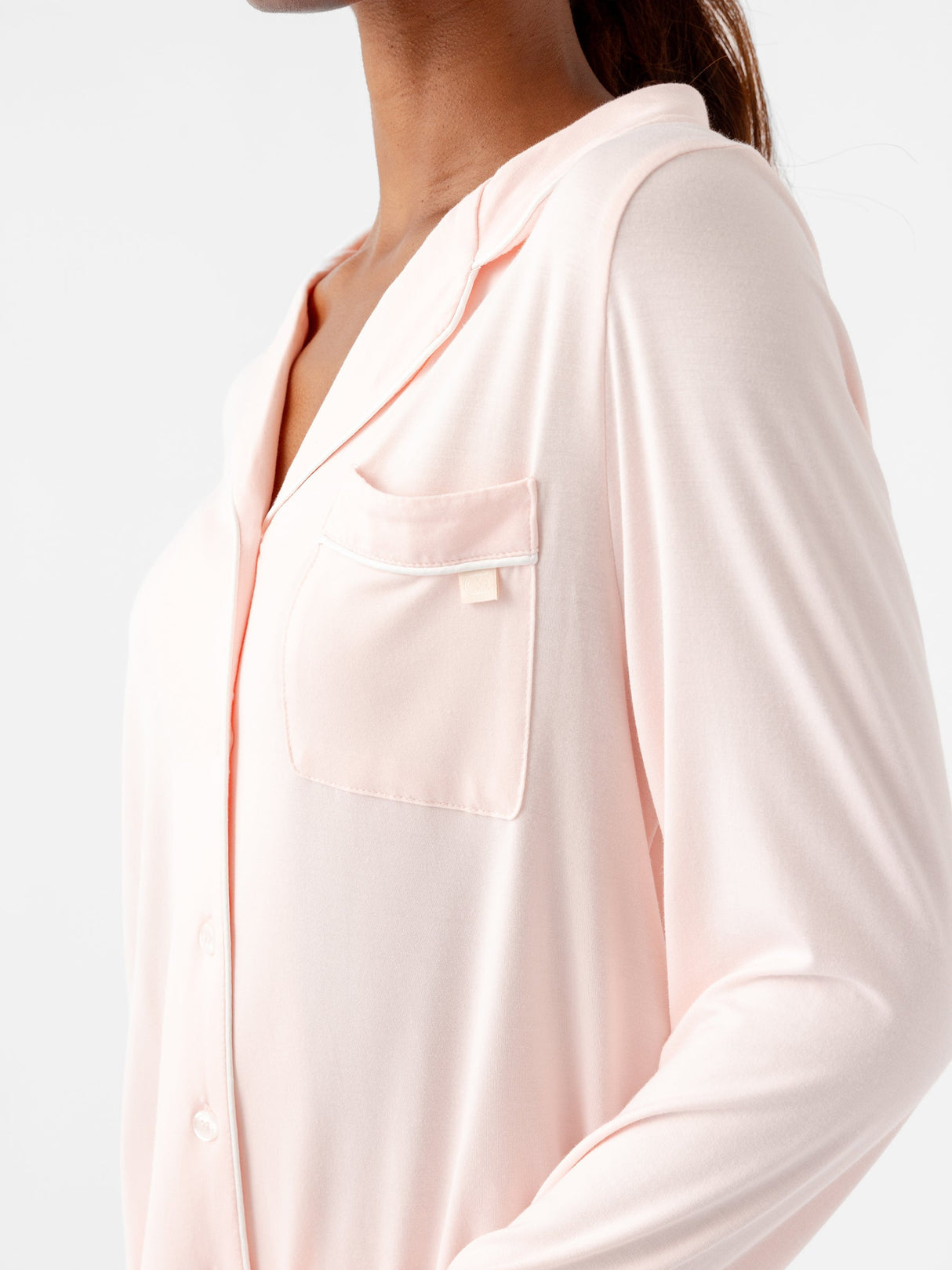 Women's Bamboo Stretch-Knit Long Sleeve Pajama Set from Cozy Earth