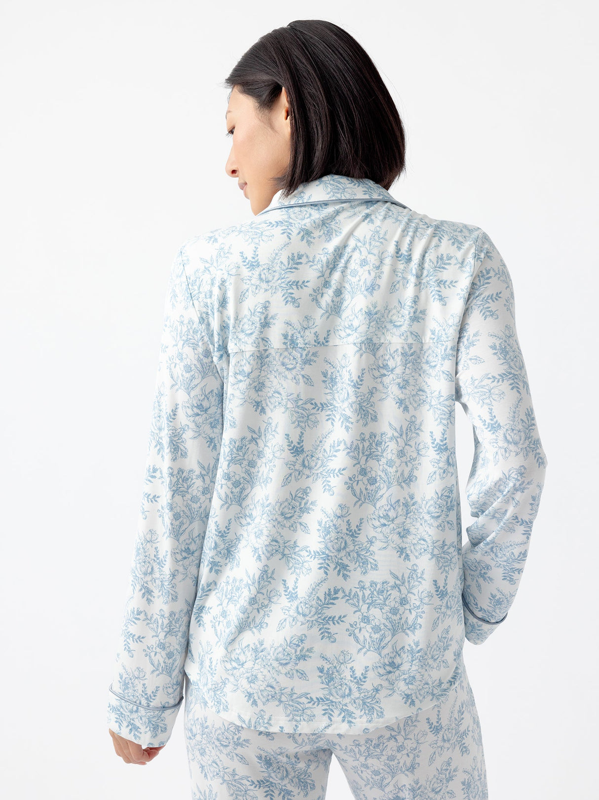 Women's Bamboo Stretch-Knit Long Sleeve Pajama Set from Cozy Earth