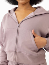 Women's CityScape Cropped Full Zip from Cozy Earth