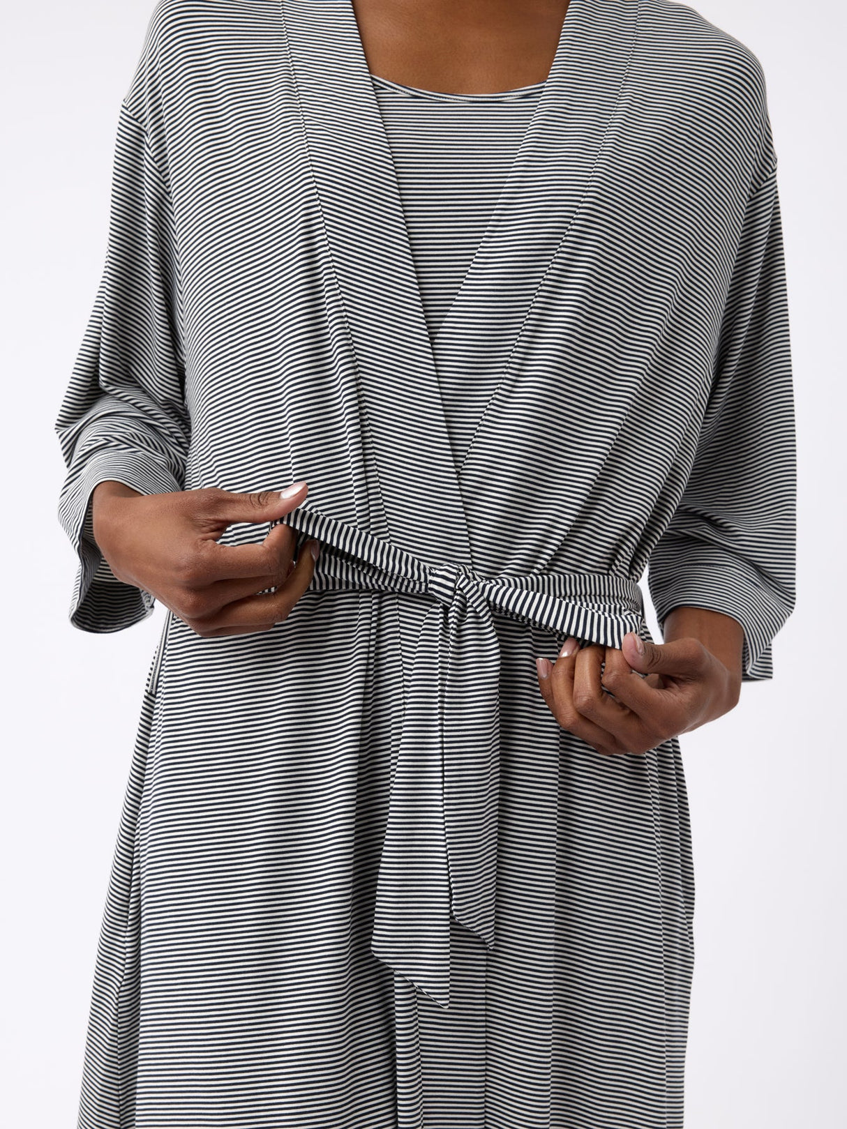 Women's Bamboo Stretch-Knit Kimono Robe from Cozy Earth