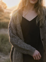 Oversized Cable Knit Cardigan from Cozy Earth
