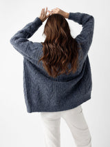 Oversized Cable Knit Cardigan from Cozy Earth