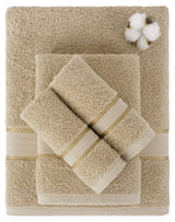 Salem Linen 6 Piece 100% Cotton Bath Towel Set From American Soft Linen