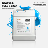 Premium DTF Cyan Ink from Ninja Transfers