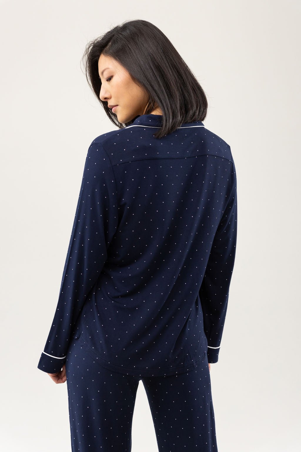 Women's Bamboo Stretch-Knit Long Sleeve Pajama Set from Cozy Earth