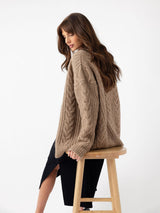 Oversized Cable Knit Cardigan from Cozy Earth
