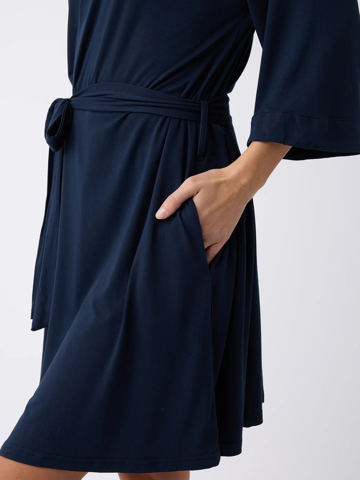 Women's Bamboo Stretch-Knit Kimono Robe from Cozy Earth