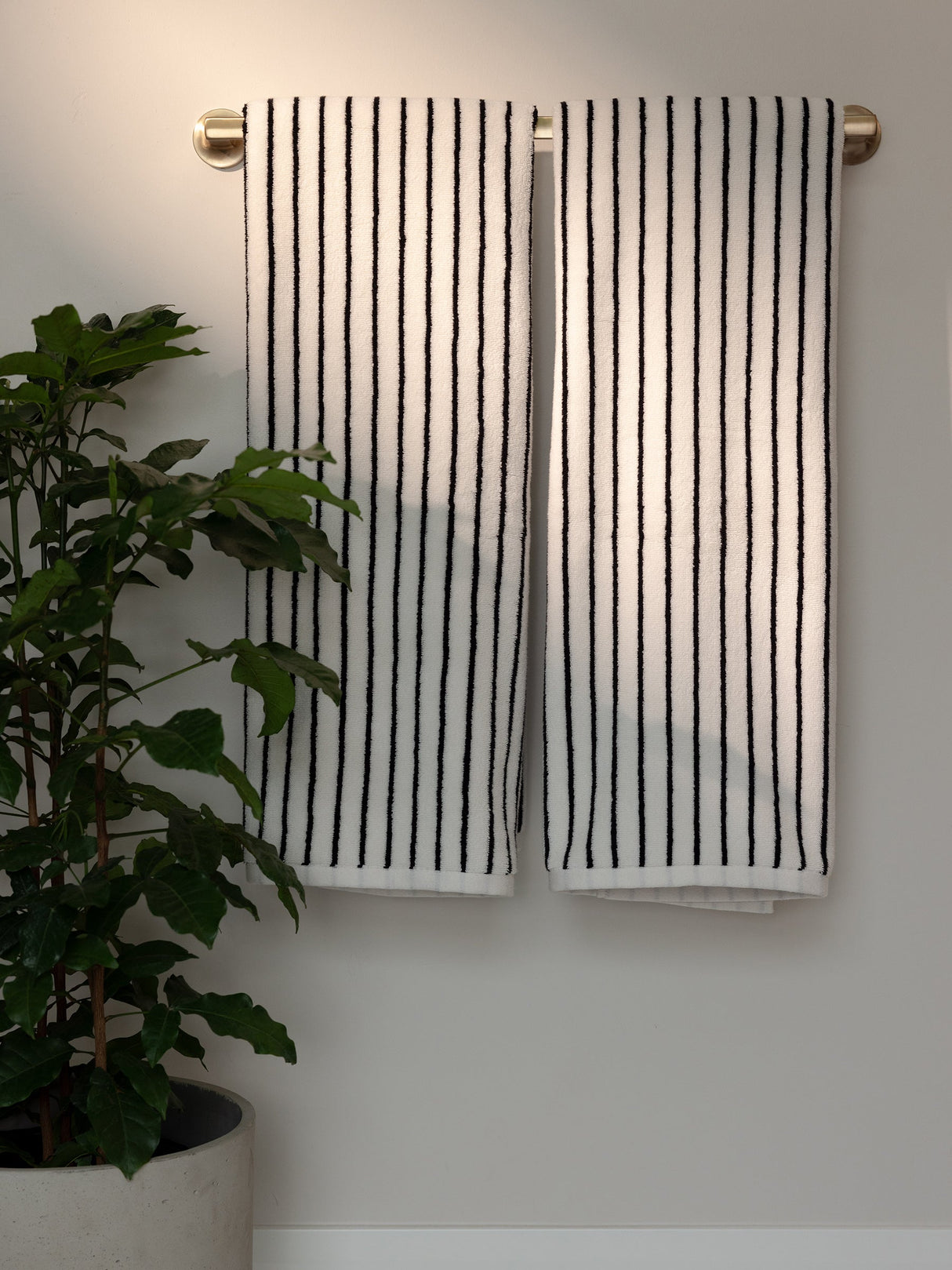 Luxe Striped Bath Towels From Cozy Earth