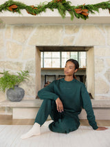 Women's CityScape Crewneck & Sweatpant Set from Cozy Earth
