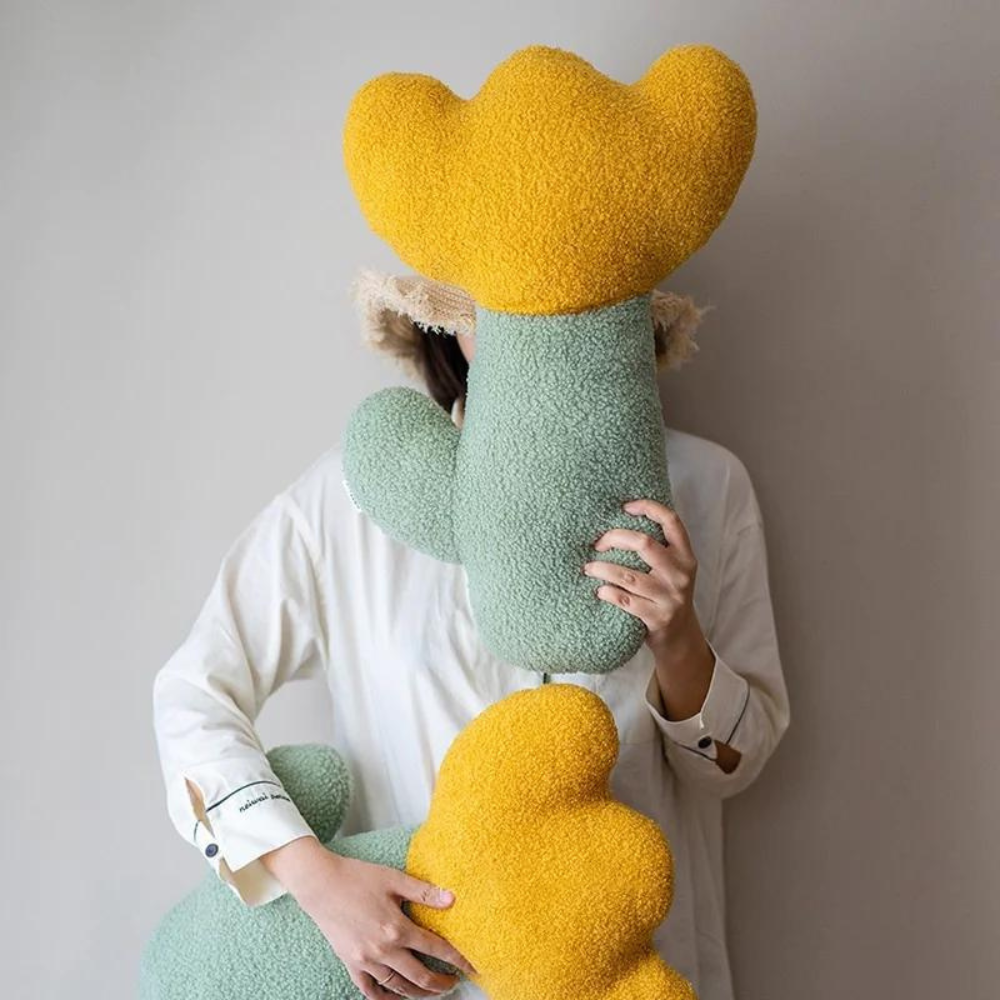 Korean Flower Pillow from Moderny