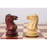 Jacques Cook Staunton Collectors Chess Set- Chess Pieces Only- Bud Rosewood 1849 - 3.75" From Royal Chess Mall